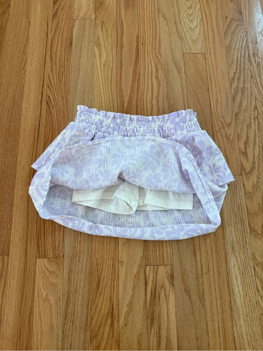 Old Navy Girls Printed Crinkled Tiered Skort, Size Medium (8)